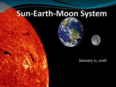 Sun-Earth-Moon System