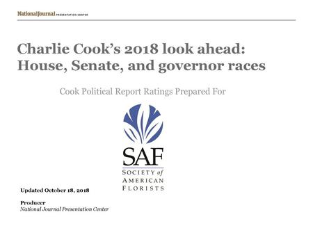 Charlie Cook’s 2018 look ahead: House, Senate, and governor races