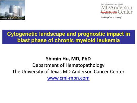 Department of Hematopathology