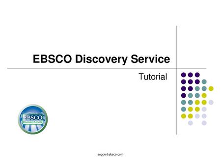 EBSCO Discovery Service