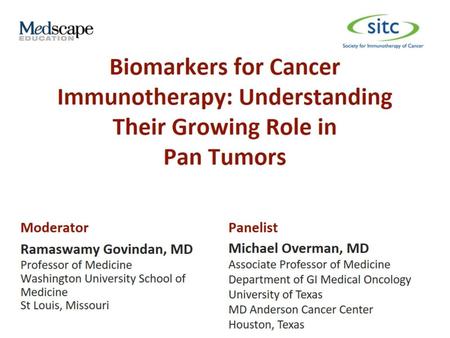 This program will include a discussion of off-label treatment and investigational agents not approved by the FDA for use in the United States and data.