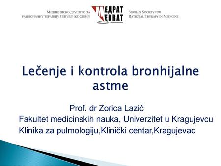 Lečenje i kontrola bronhijalne astme