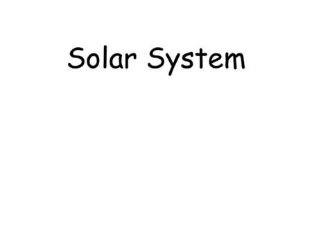 Solar System.