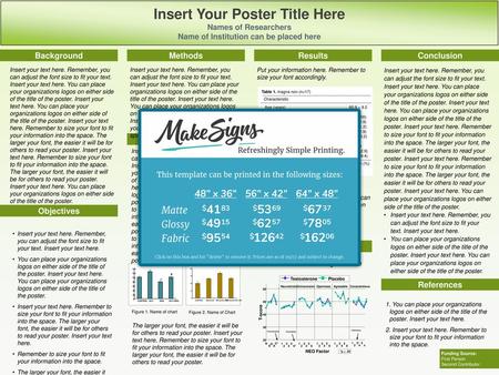 Insert Your Poster Title Here Name of Institution can be placed here