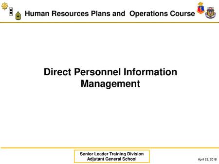 Direct Personnel Information Management