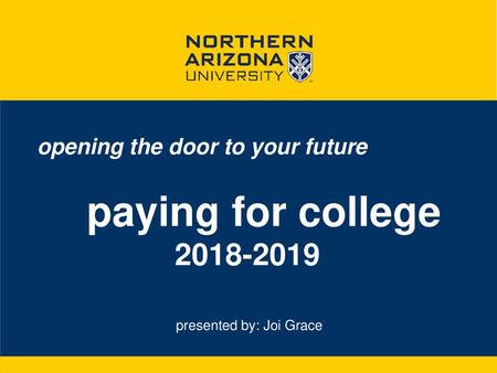 paying for college opening the door to your future