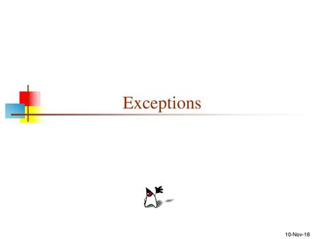 Exceptions 10-Nov-18.