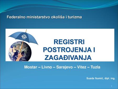 REGISTRI POSTROJENJA I ZAGAĐIVANJA