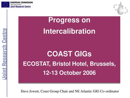 ECOSTAT, Bristol Hotel, Brussels,