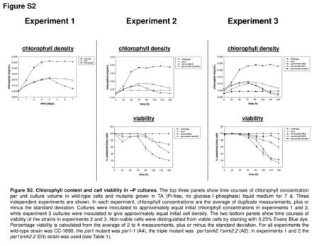 Experiment 1 Experiment 2 Experiment 3 Figure S2 chlorophyll density