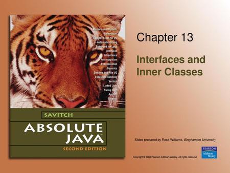 Interfaces and Inner Classes