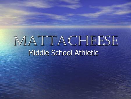 Middle School Athletic