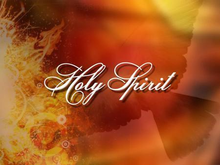 The Work of the Holy Spirit in the Old Testament