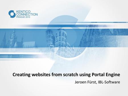 Creating websites from scratch using Portal Engine