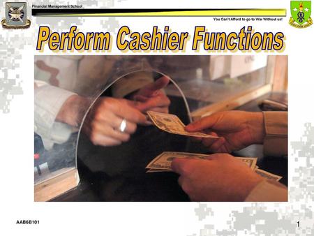 Perform Cashier Functions