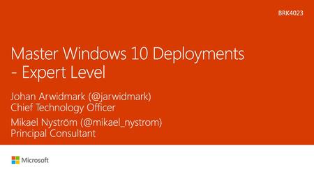 Master Windows 10 Deployments - Expert Level