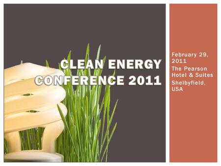 Clean Energy Conference 2011