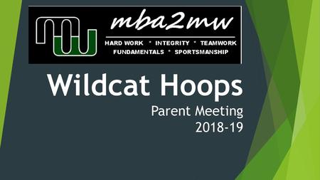 Wildcat Hoops Parent Meeting