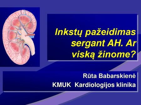 Rūta Babarskienė KMUK Kardiologijos klinika