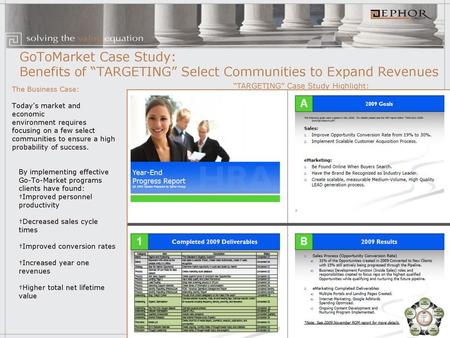 “TARGETING” Case Study Highlight: The Business Case: