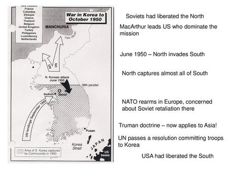 Soviets had liberated the North