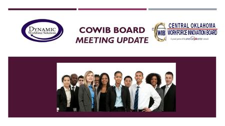 COWIB board Meeting Update