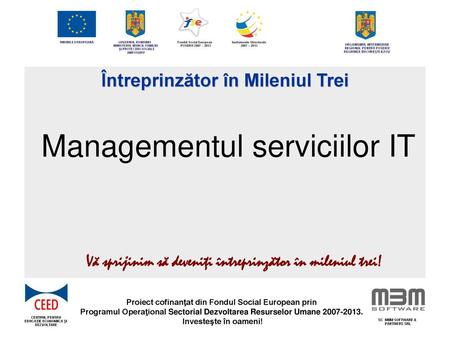 Managementul serviciilor IT