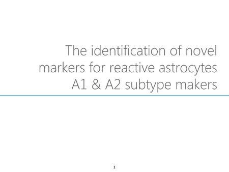 Classification of cells in the nervous system