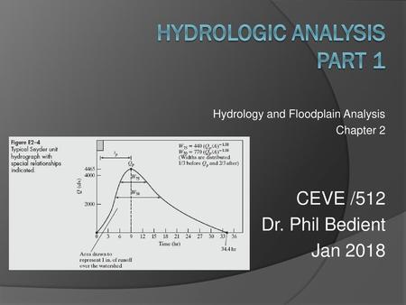 Hydrologic Analysis PART 1