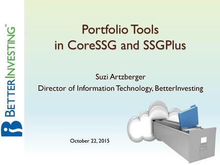 Portfolio Tools in CoreSSG and SSGPlus