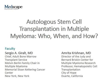 Please note this program will include a discussion of off-label treatment and investigational agents not approved by the FDA for use in the United States.