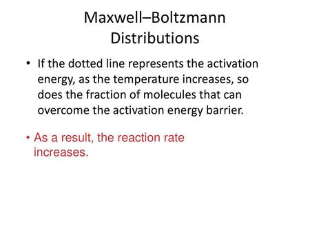 Maxwell–Boltzmann Distributions