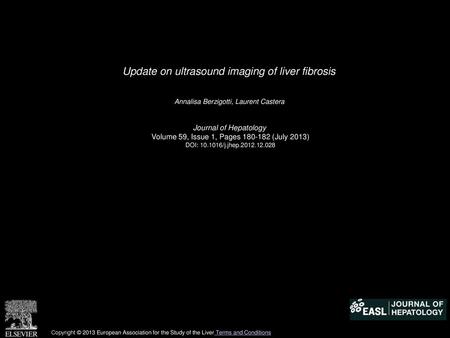 Update on ultrasound imaging of liver fibrosis