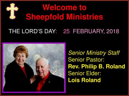 Welcome to Sheepfold Ministries