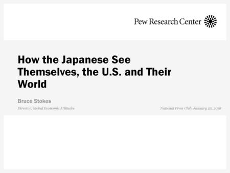 How the Japanese See Themselves, the U.S. and Their World