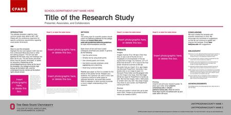 Title of the Research Study