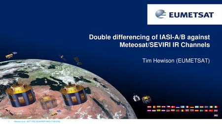 Double differencing of IASI-A/B against Meteosat/SEVIRI IR Channels