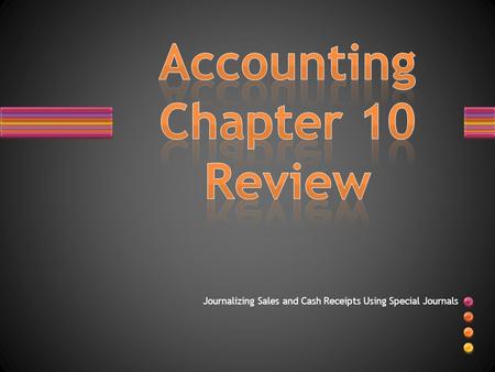 Accounting Chapter 10 Review