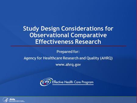 Agency for Healthcare Research and Quality (AHRQ)