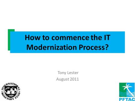 How to commence the IT Modernization Process?