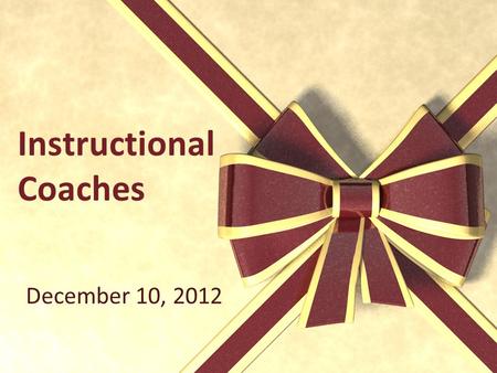 Instructional Coaches