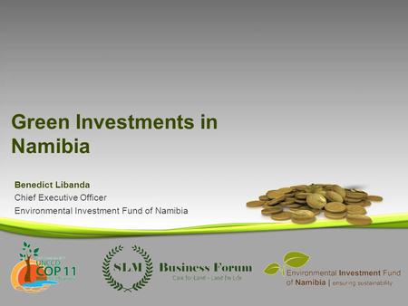 Green Investments in Namibia