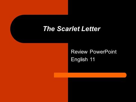 Review PowerPoint English 11