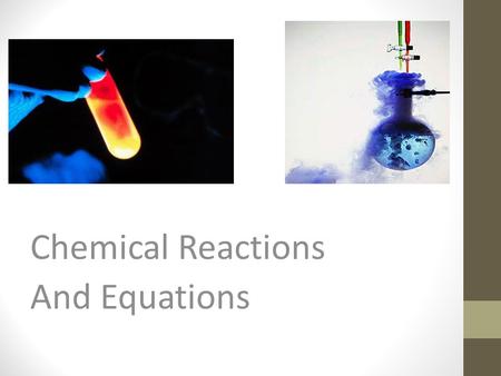 Chemical Reactions And Equations