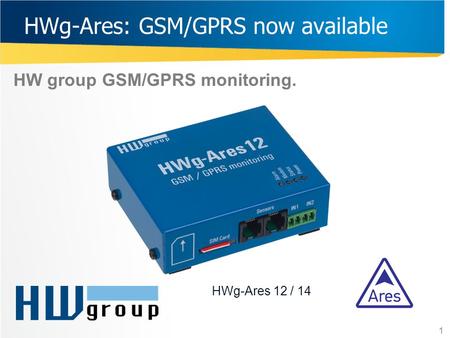 HWg-Ares: GSM/GPRS now available