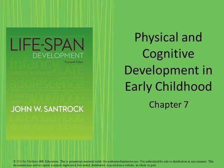 Physical and Cognitive Development in Early Childhood