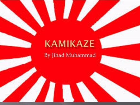 By Jihad Muhammad. My name is Chop Sue I was born August,12 1920 in Tokyo Japan. As kid my parents always taught to be great at every thing I do. My dad.