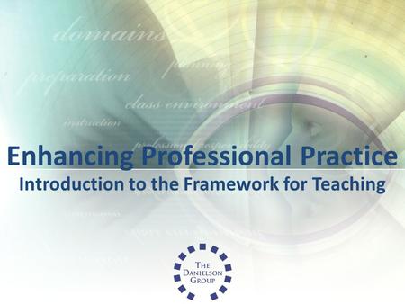 Enhancing Professional Practice