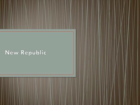 Creating the New Republic Washington’s Inaugural Address Government Bureaucracy Bill of Rights Virginia Declaration of Rights Virginia Statute for Religious.