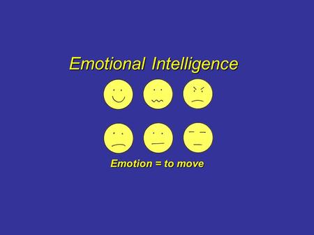 Emotional Intelligence